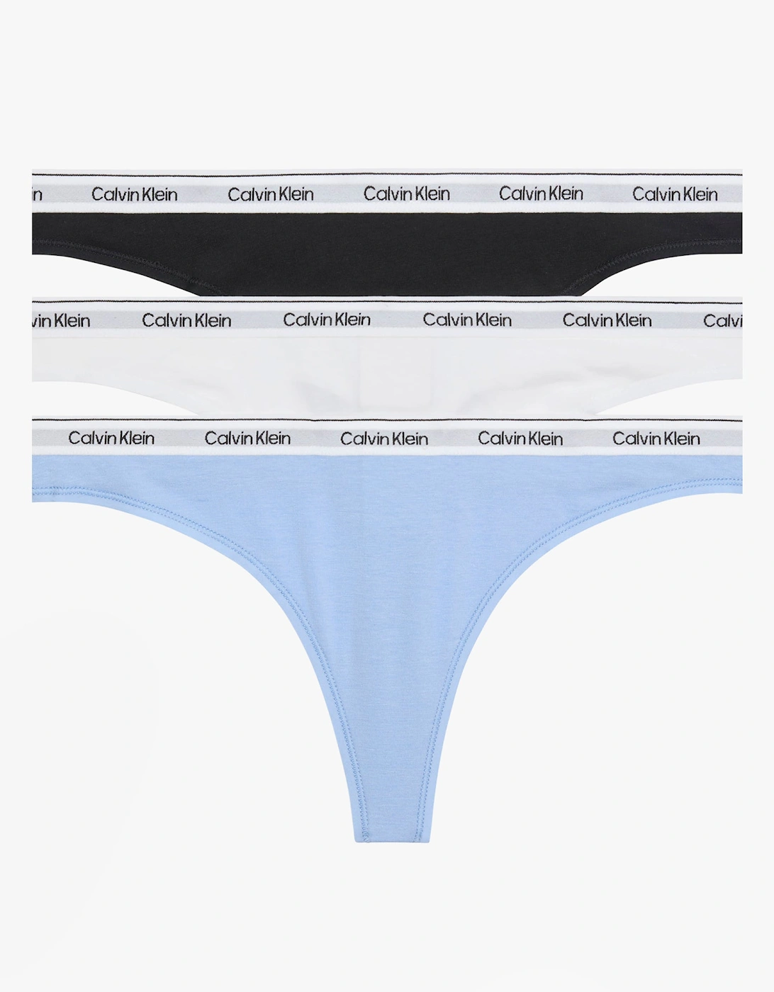 Icon Cotton Modal Womens 3 Pack Thong Multi, 2 of 1