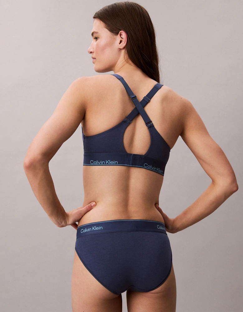 Icon Cotton Modal Womens Bikini Brief Denim