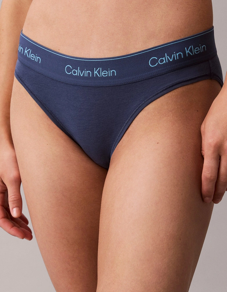 Icon Cotton Modal Womens Bikini Brief Denim