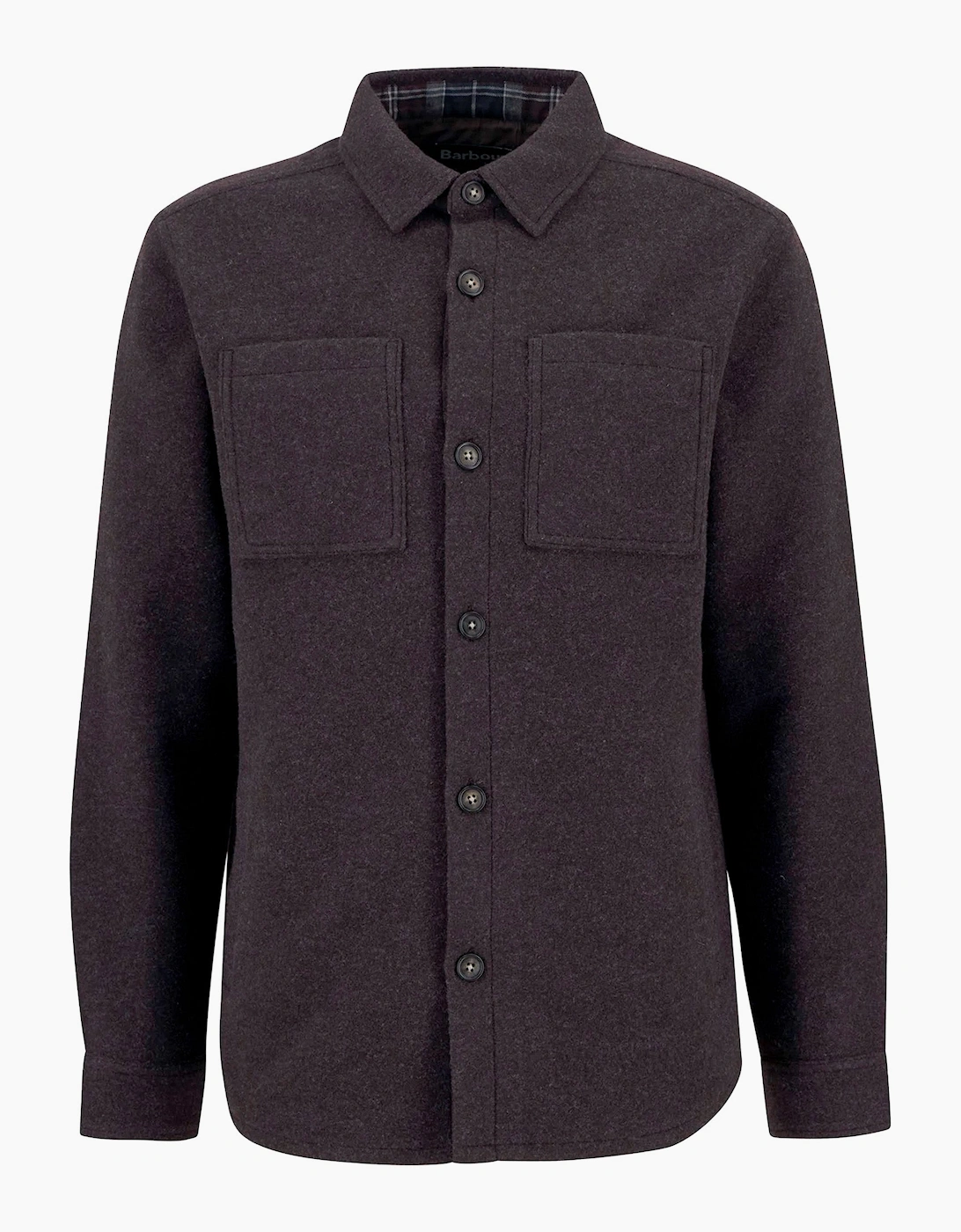 Men's Barbour Marlow Tailored Overshirt - Dark Oak - Size: Regular/36