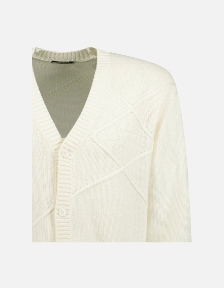 J.Lindeberg Clarke Knitted Golf Cardigan White