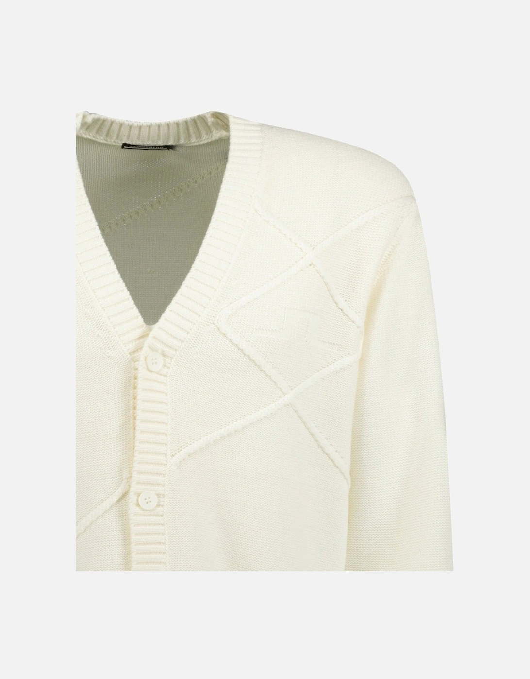 J.Lindeberg Clarke Knitted Golf Cardigan White