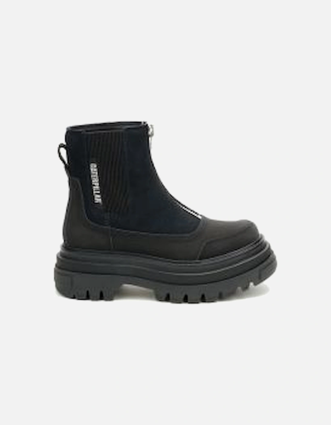 Bolder Chelsea Zip Chelsea P312317 Womens Black Boots, 8 of 7