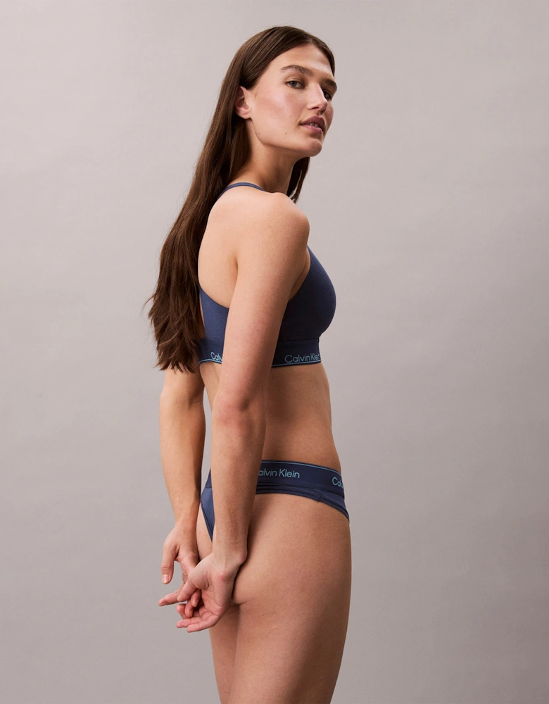Icon Cotton Modal Womens Thong Denim