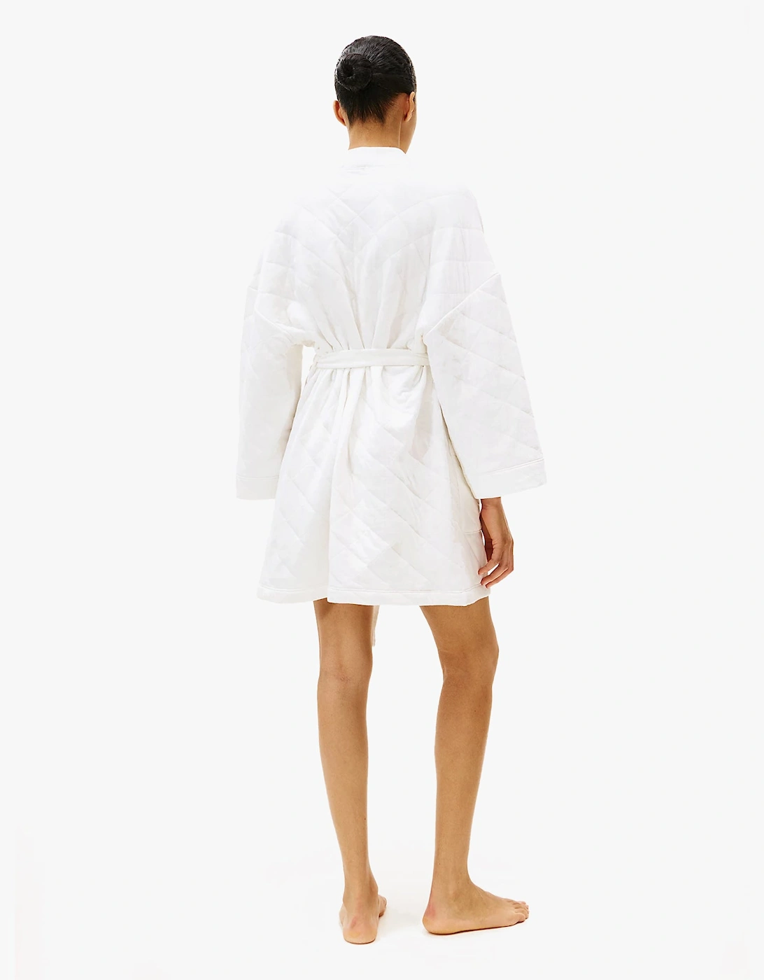 GIFT QUILTED ROBE Womens Bathrobes Ivory