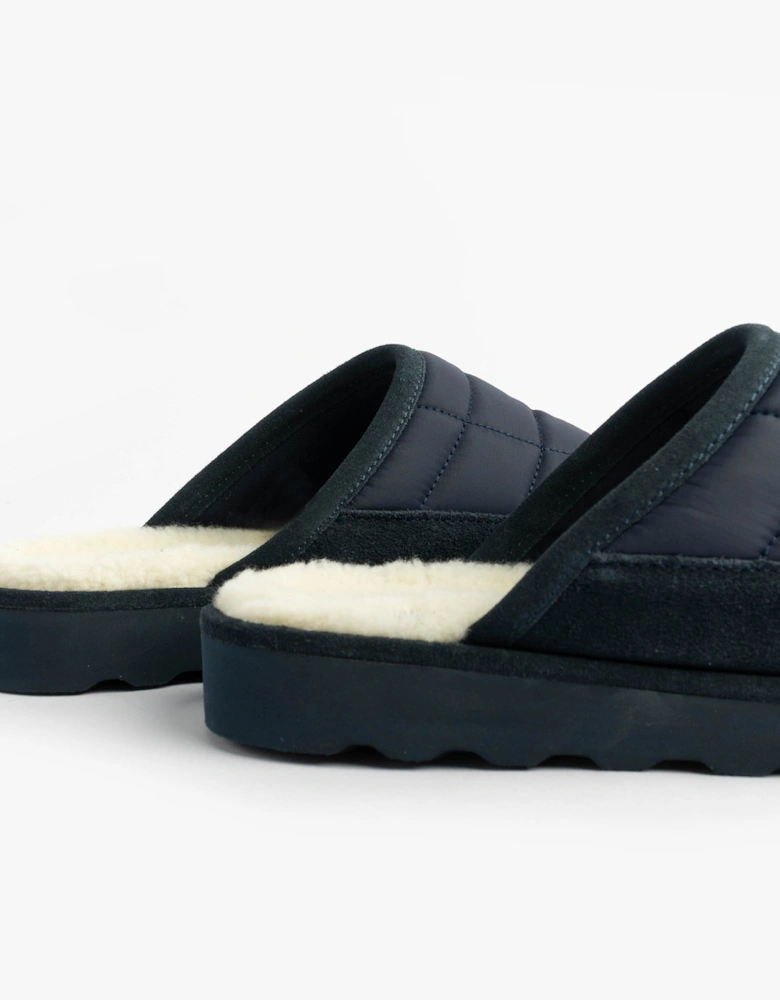 READ BEAR Mens Mule Slippers Navy