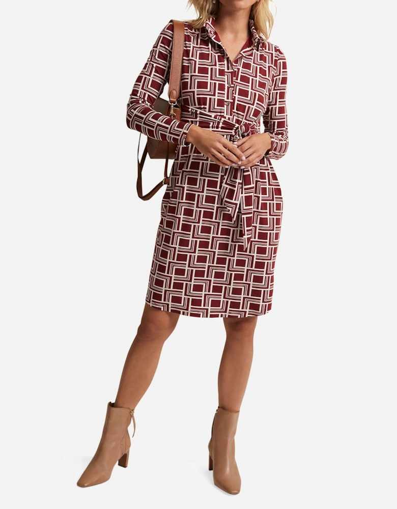 Montana Geo Shirt Shift Dress
