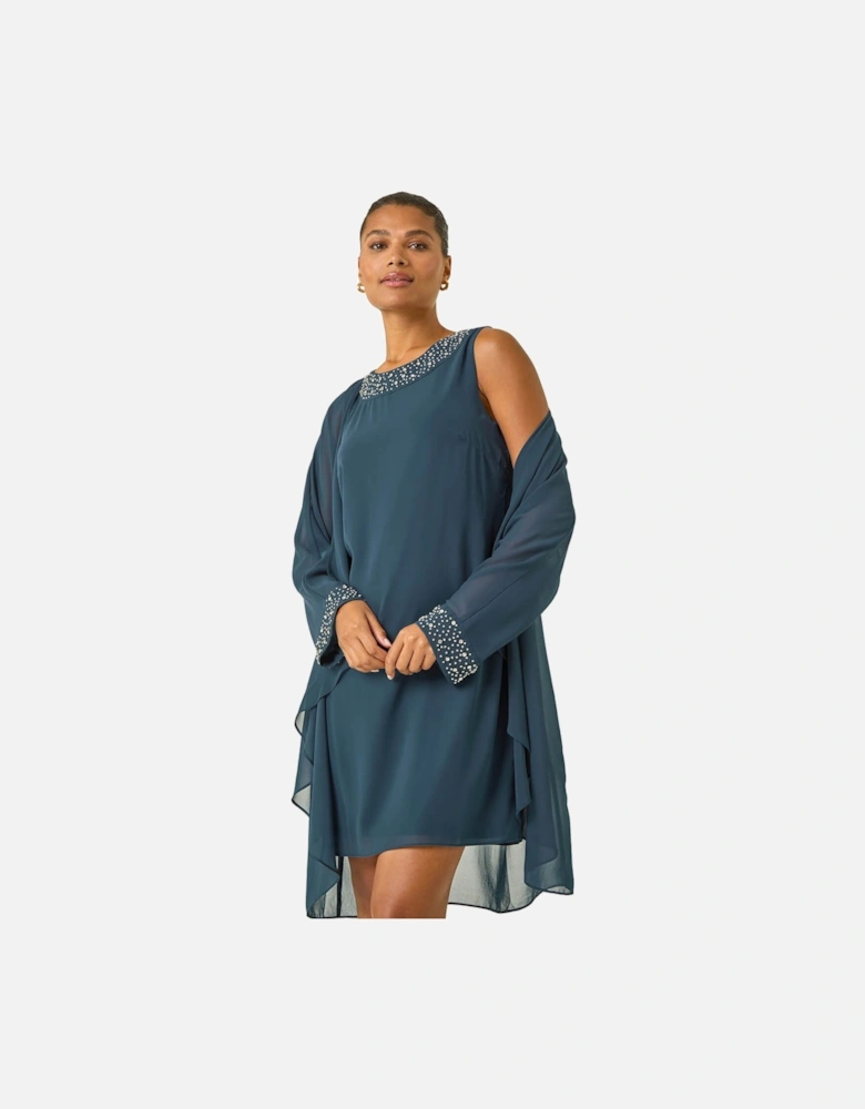 Sparkle Shift Dress & Shrug