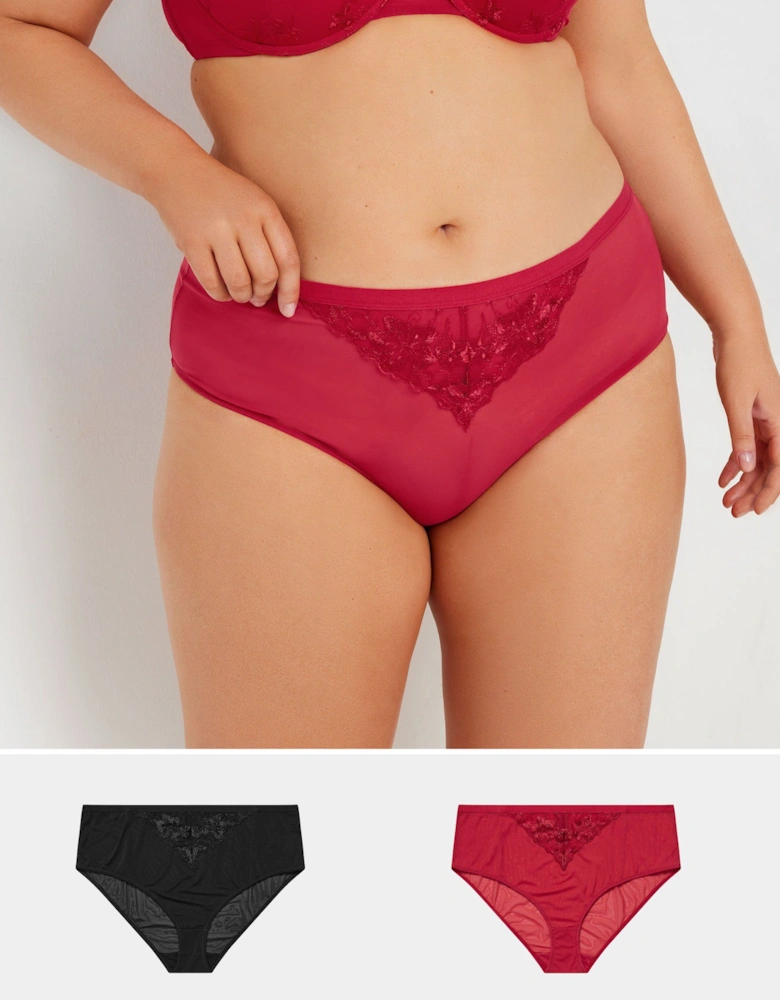 2 Pack Lace Briefs