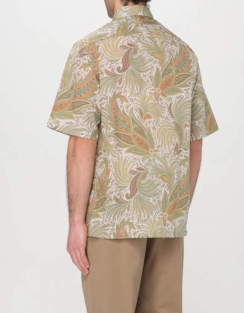 Paisley Print Short Sleeve Shirt