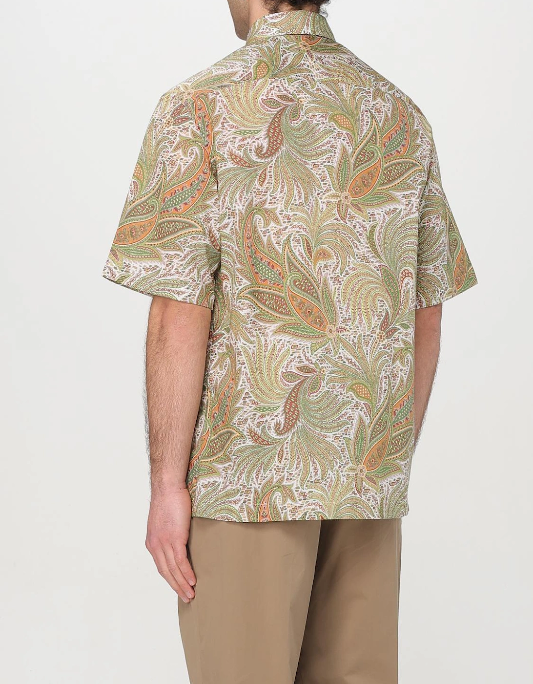 Paisley Print Short Sleeve Shirt