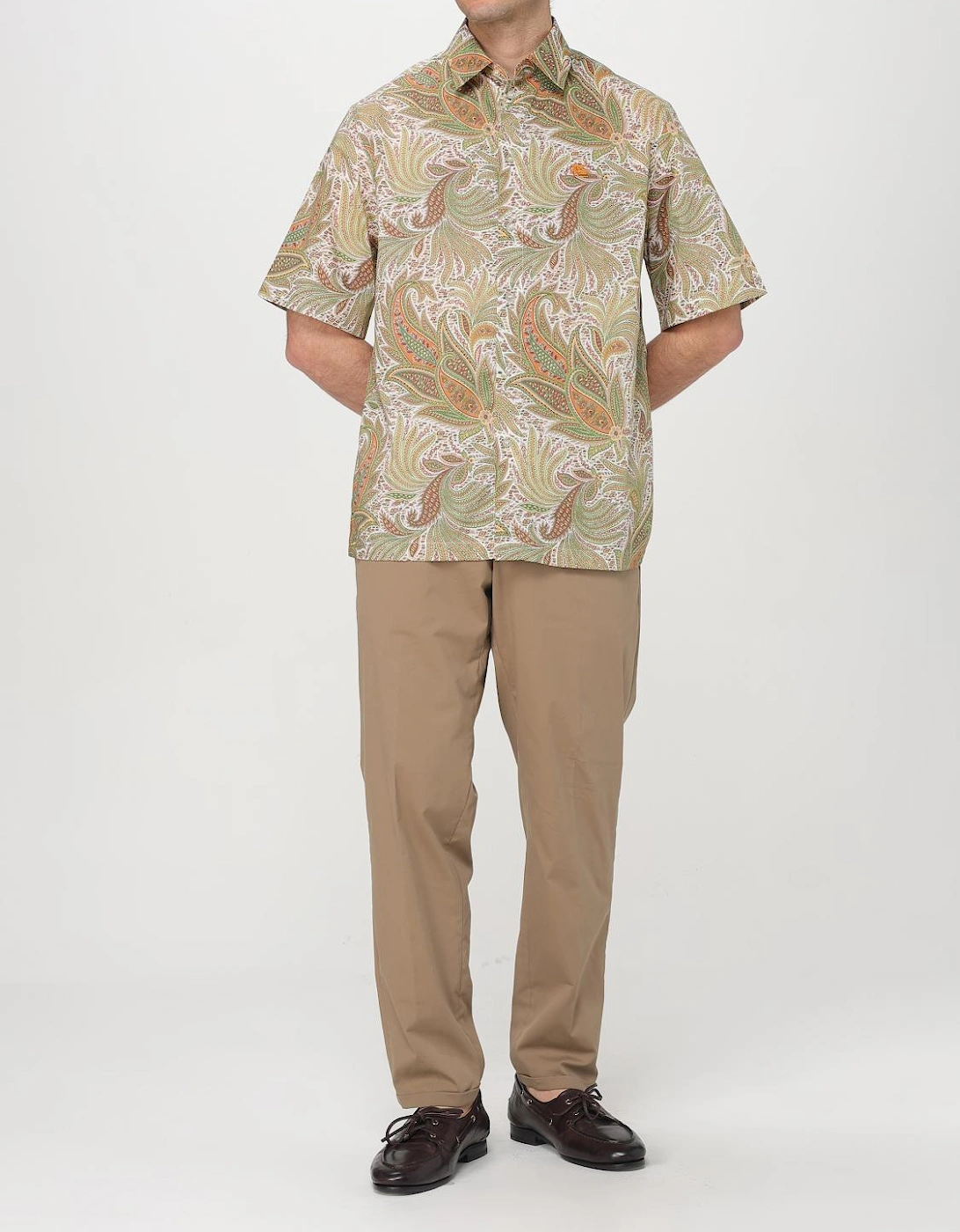 Paisley Print Short Sleeve Shirt