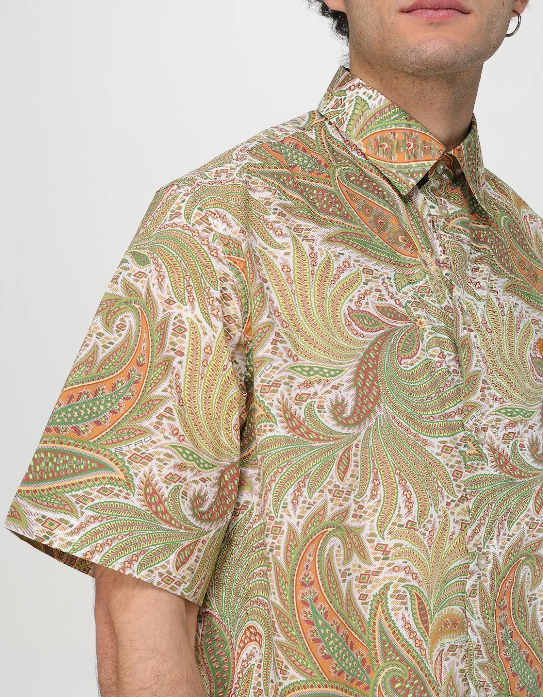 Paisley Print Short Sleeve Shirt