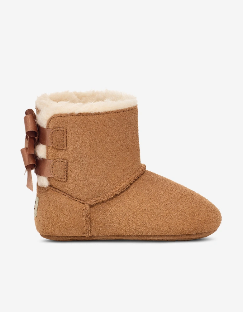 Baby Girls Bailey Bow Boots in Brown