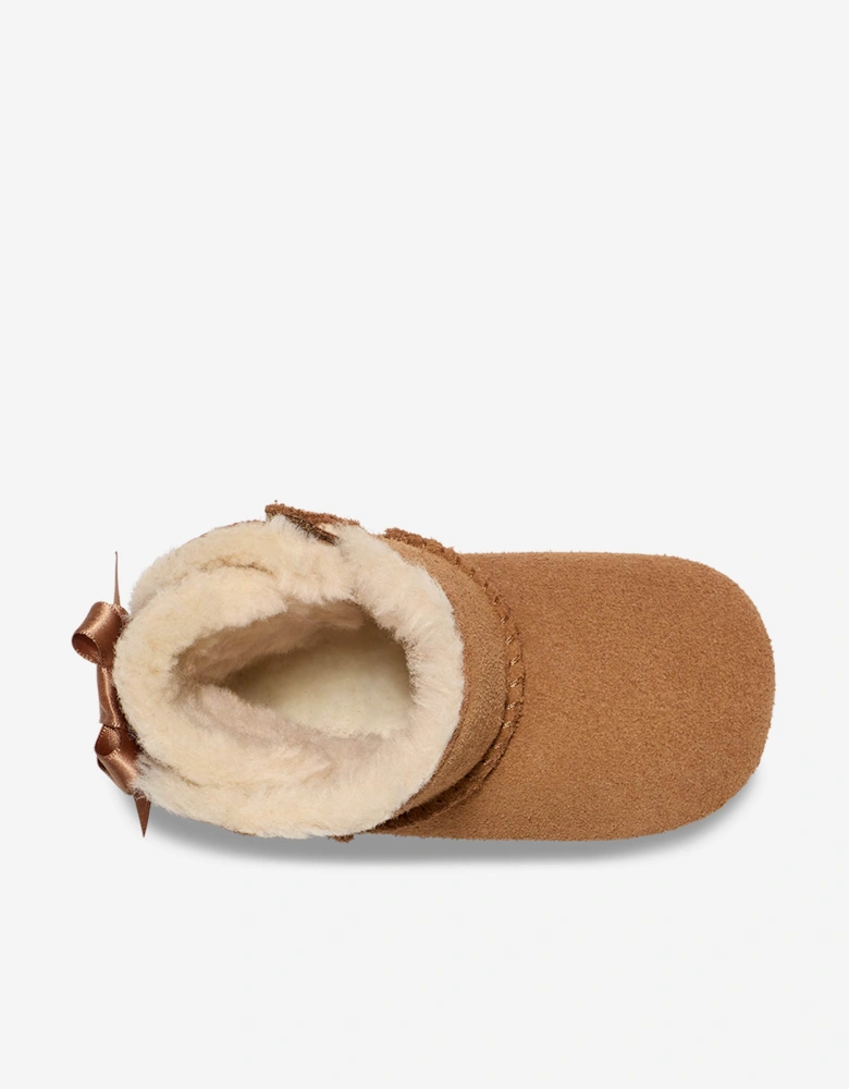 Baby Girls Bailey Bow Boots in Brown
