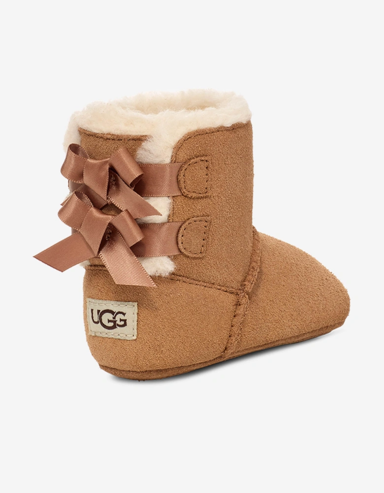 Baby Girls Bailey Bow Boots in Brown