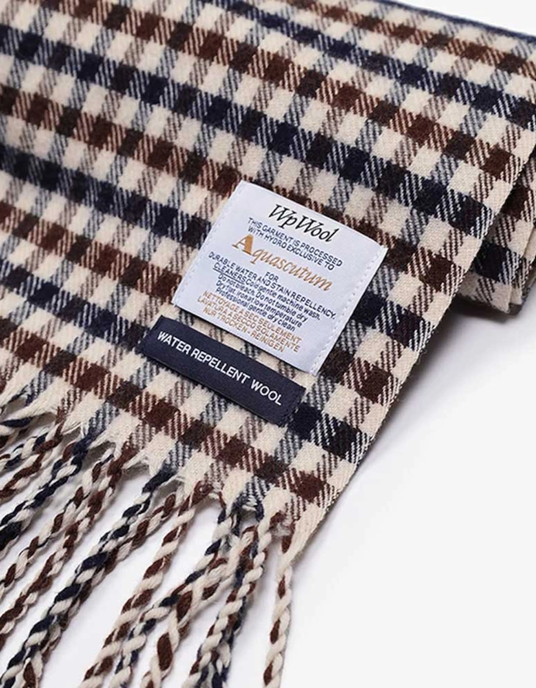 Active Club Check Water Repellent Scarf