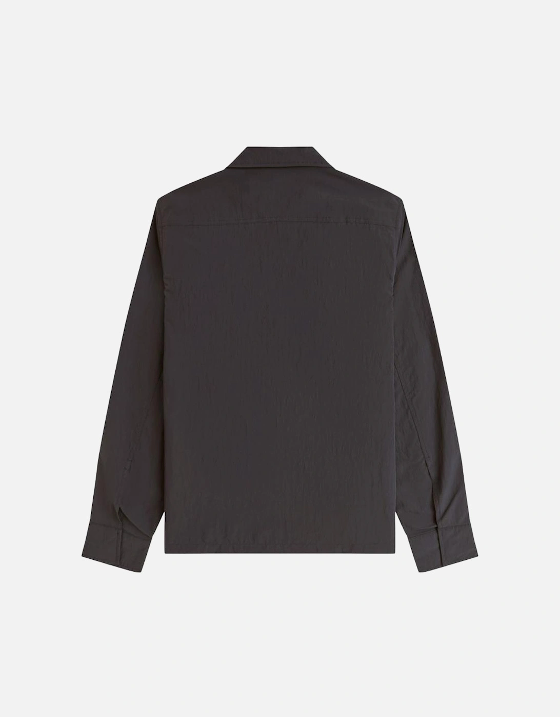 Zip Through Overshirt - Anchor Grey