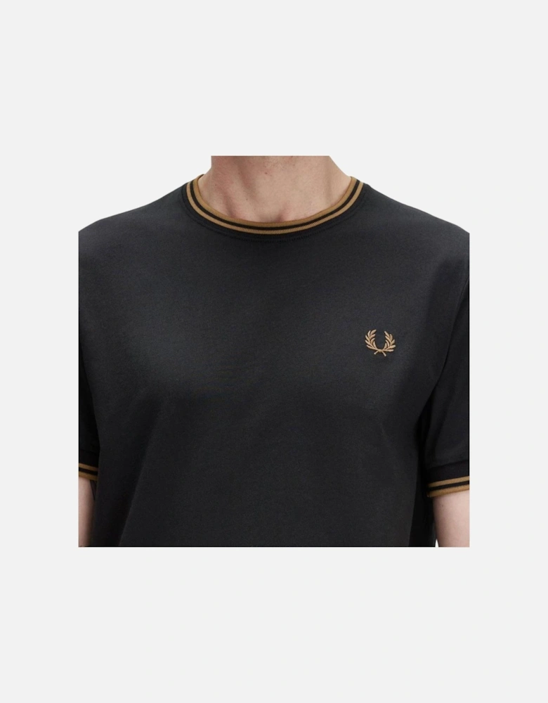 FP Twin Tipped T-Shirt - Black/Shaded Stone