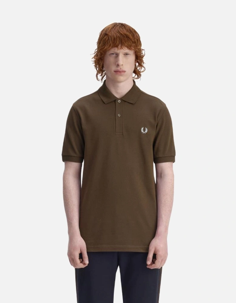 The Polo Shirt - Burnt Tobacco/Stockport Blue