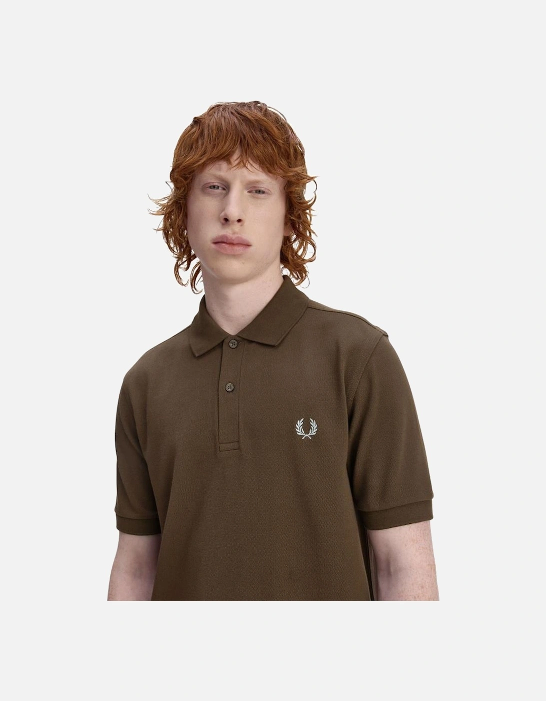 The Polo Shirt - Burnt Tobacco/Stockport Blue