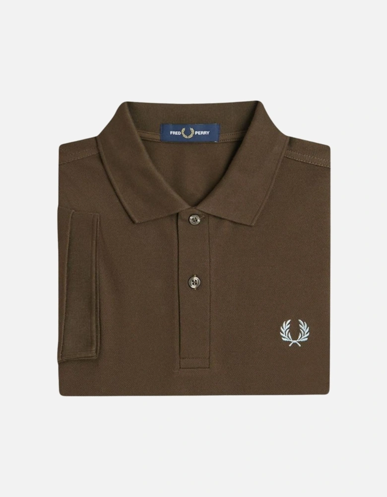 The Polo Shirt - Burnt Tobacco/Stockport Blue