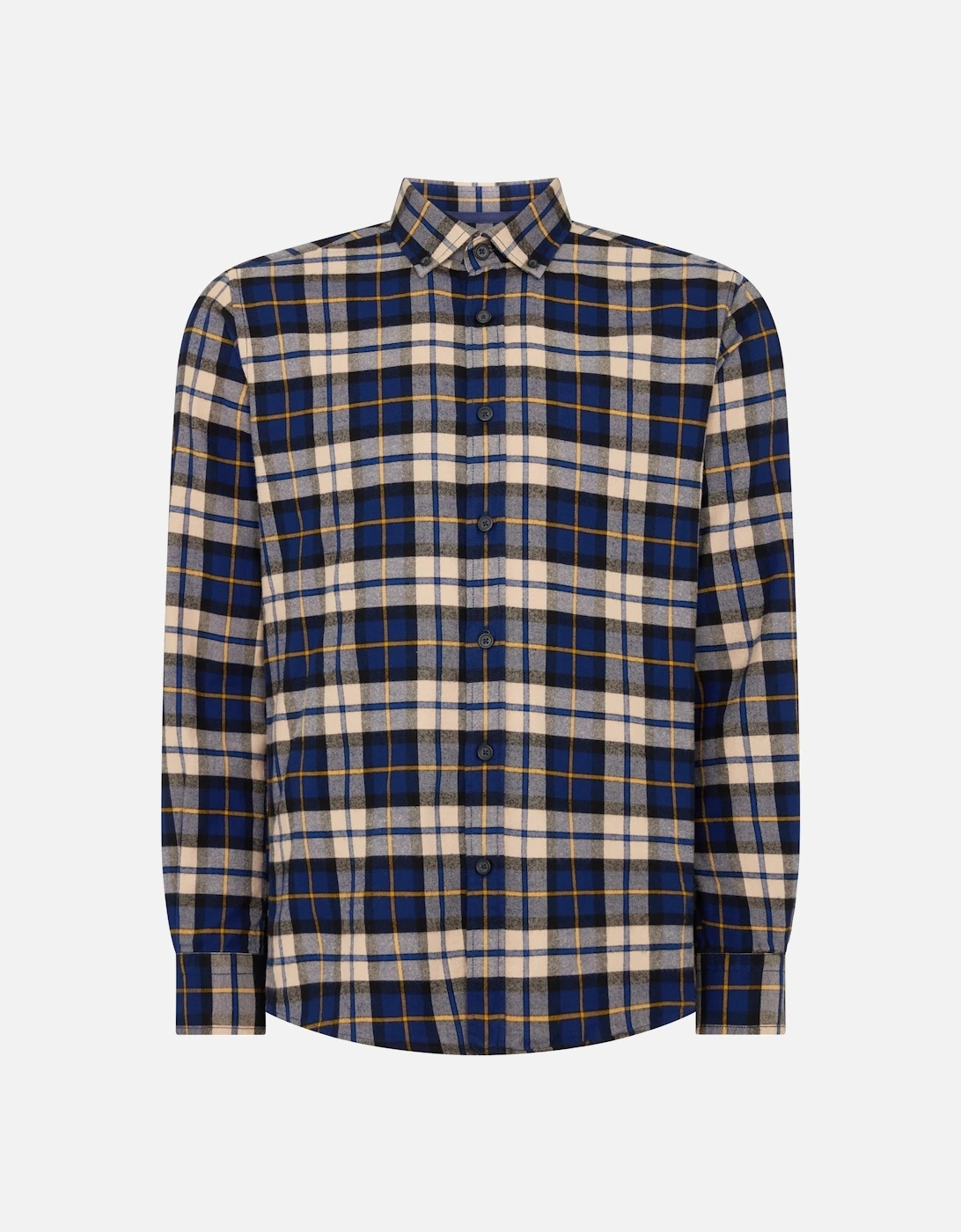 Parker Tapered Checked Shirt - Dark Blue, 5 of 4