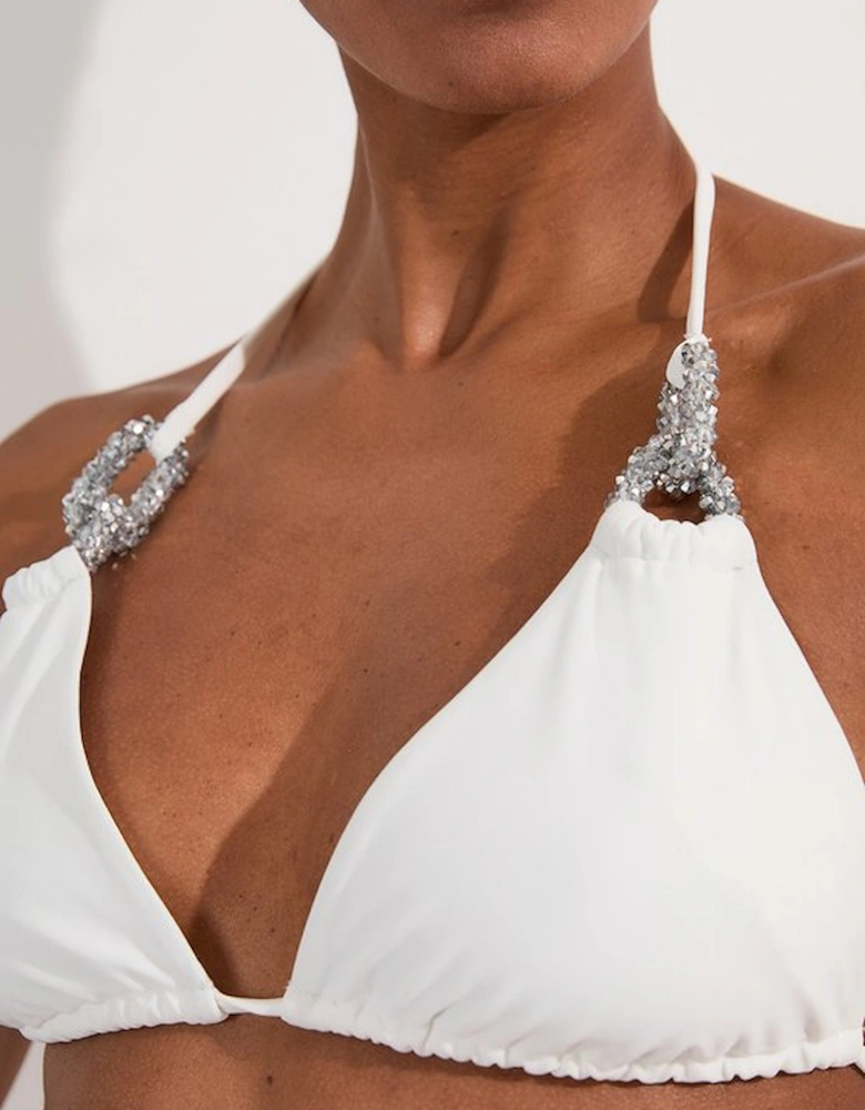 Hardware Detail Triangle Bikini Top