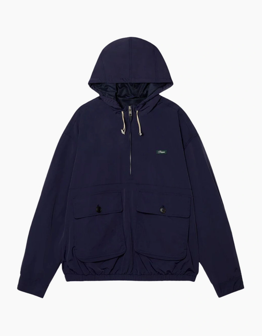 Men's Pompeii Navy Technical Windbreaker Jacket - Blue - Size: 38/Regular