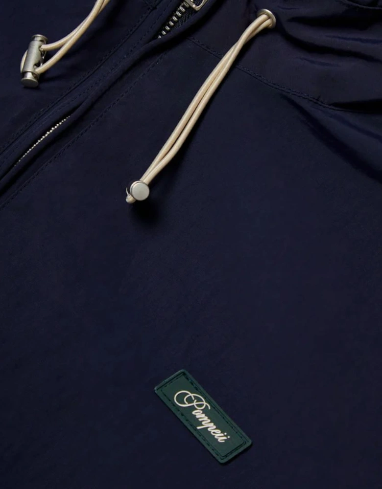 Navy Technical Windbreaker Jacket