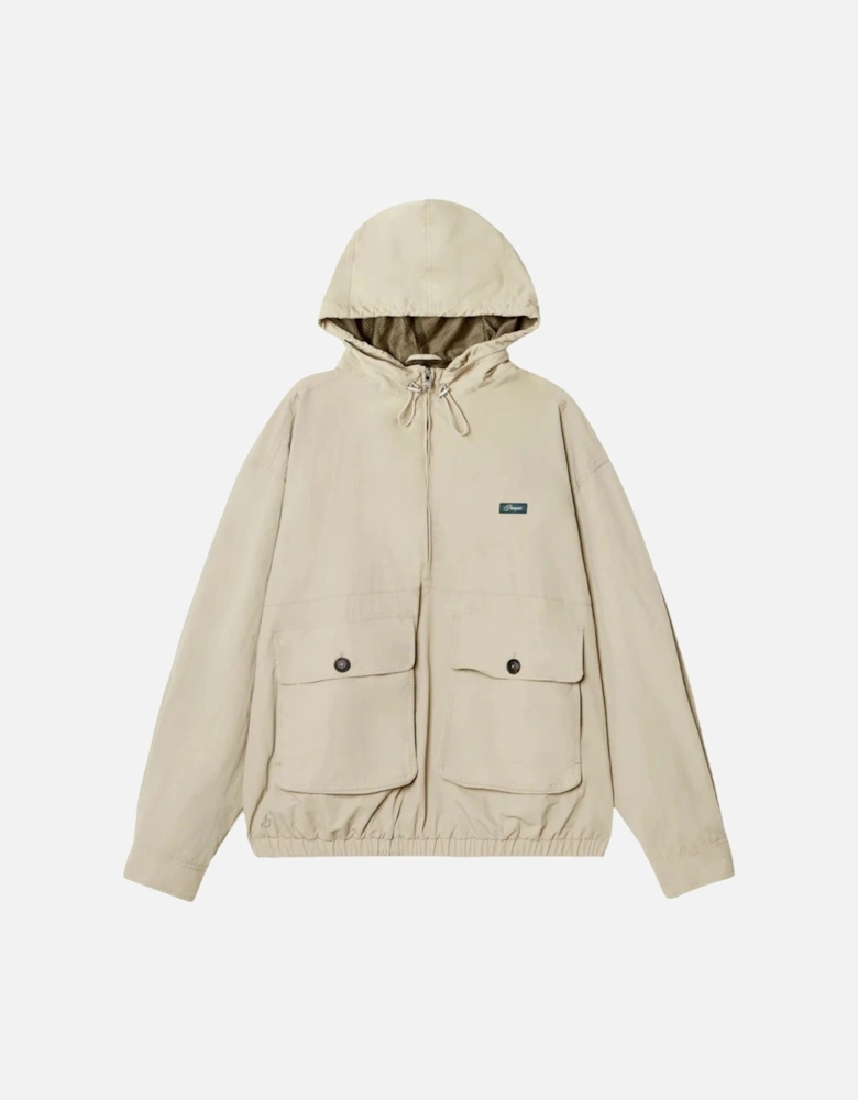 Cream Technical Windbreaker Jacket