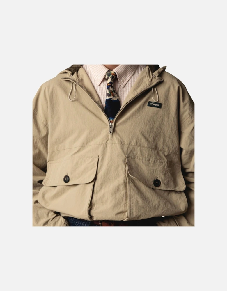Cream Technical Windbreaker Jacket