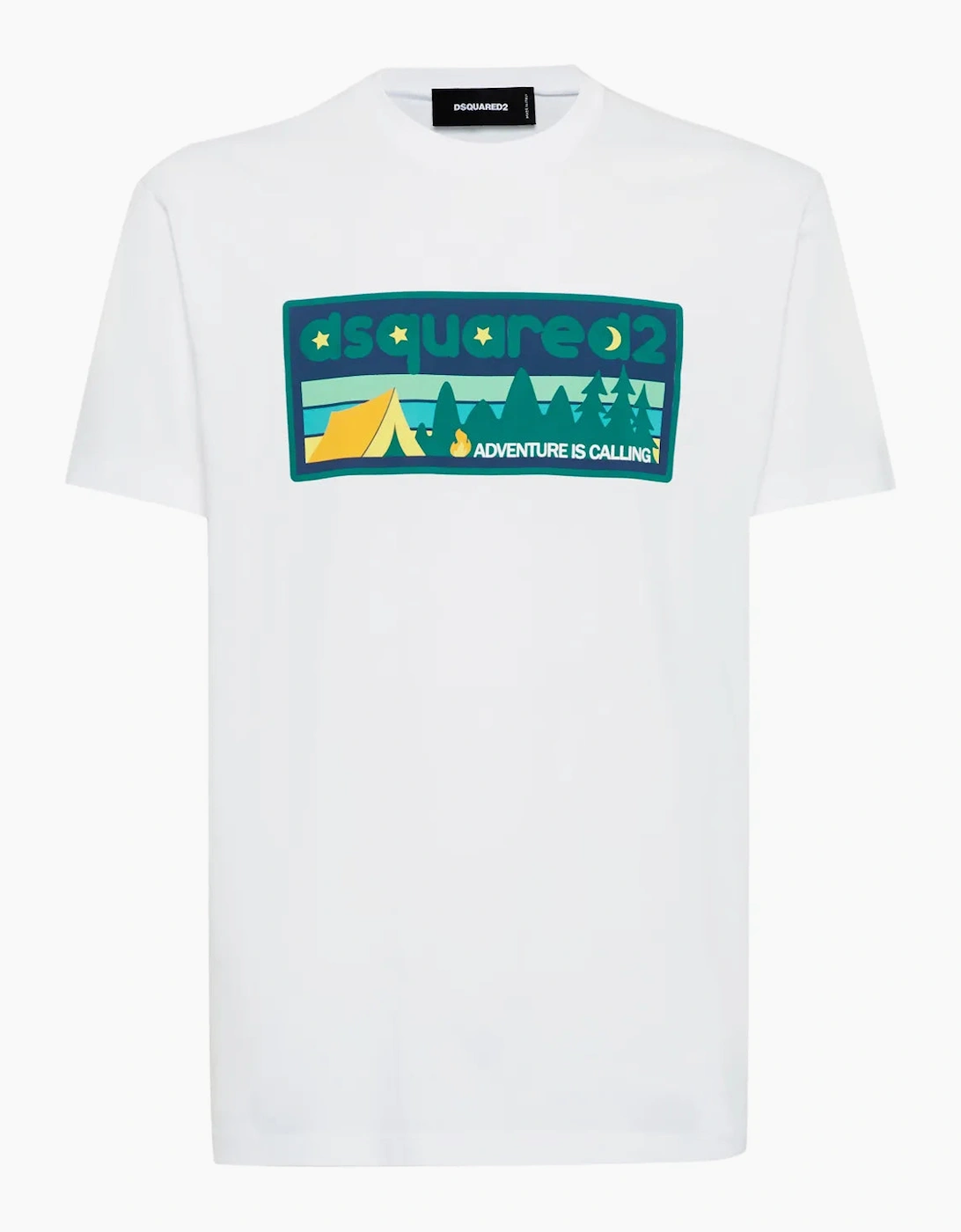 Dsquared2 Men's Dsquared2 Adventure Print Cool Fit T-Shirt White
