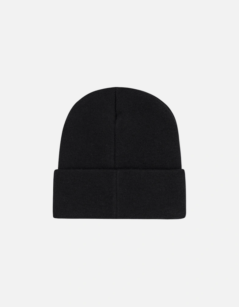 Embroidered Logo Thick Beanie Hat