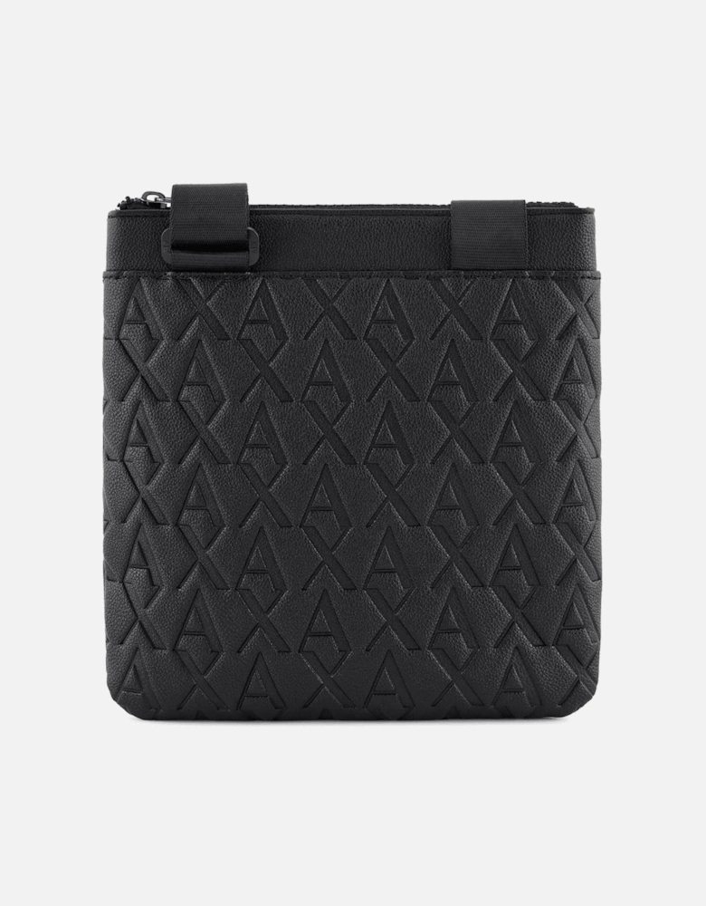 Monogram Logo Black Side Bag