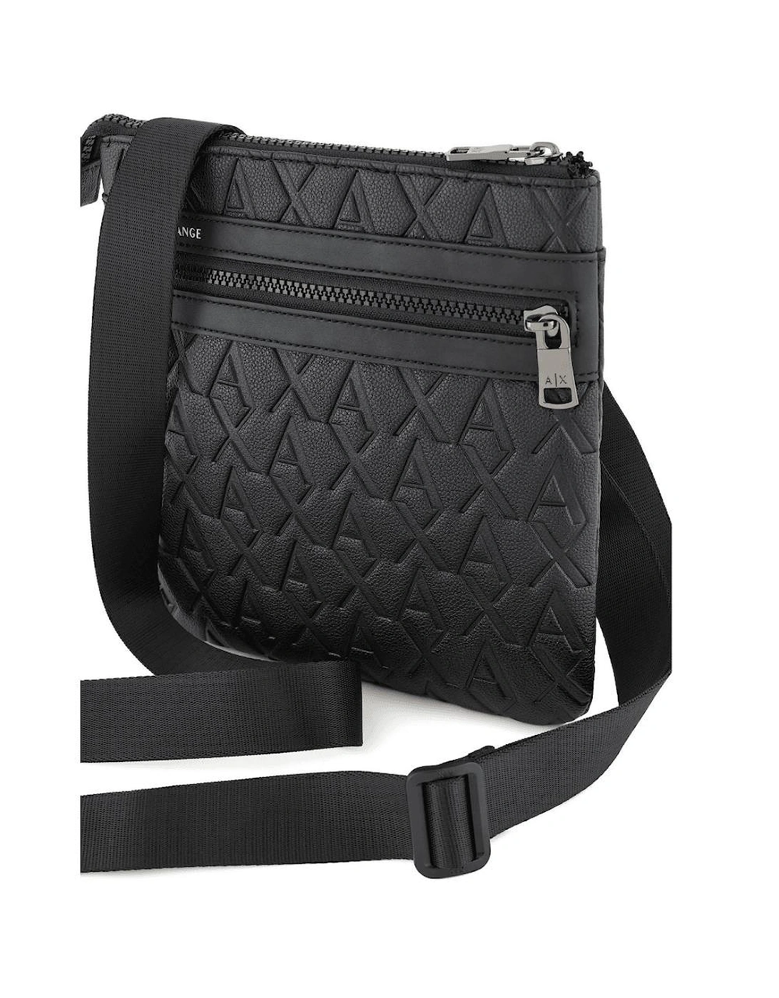 Monogram Logo Black Side Bag