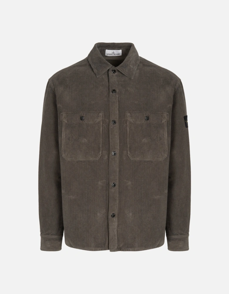S0212 Corduroy Overshirt Grey