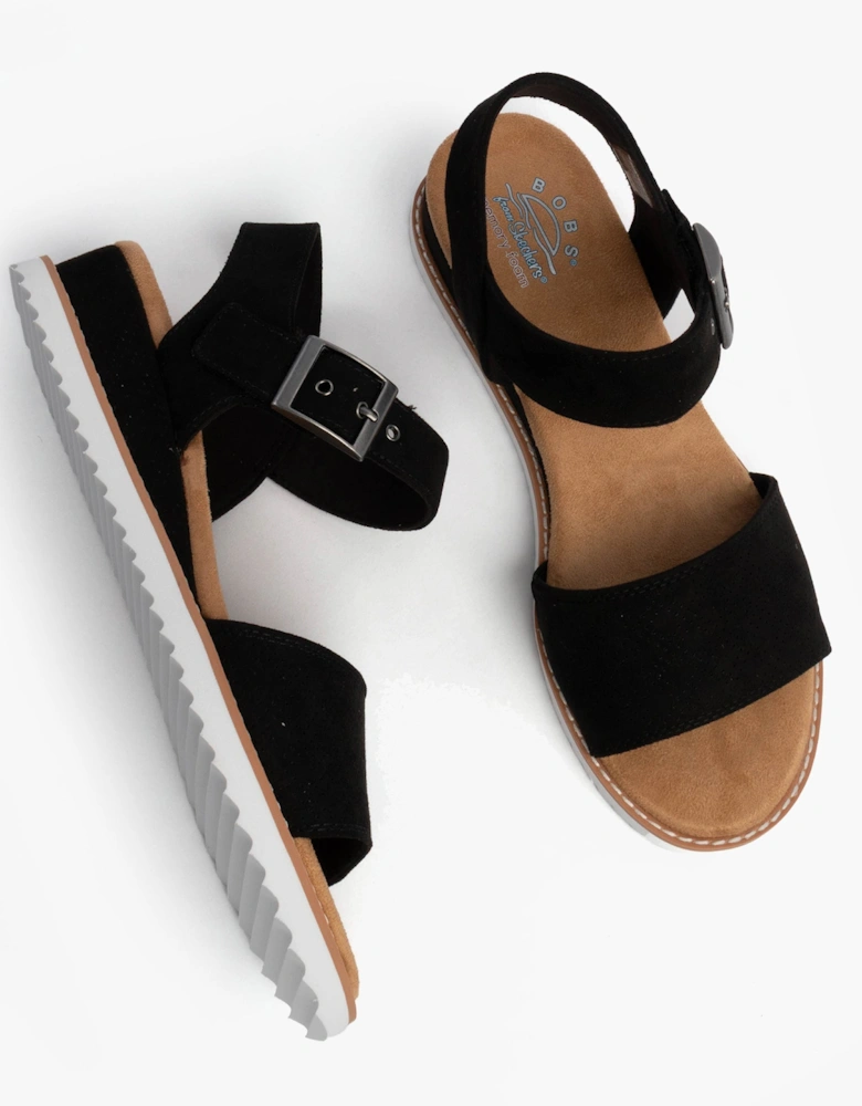 114147/BLK BOBS DESERT KISS - SERENDIPITOUS Womens Sandals Black