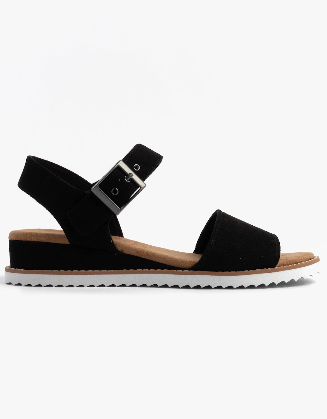 114147/BLK BOBS DESERT KISS - SERENDIPITOUS Womens Sandals Black, 7 of 6