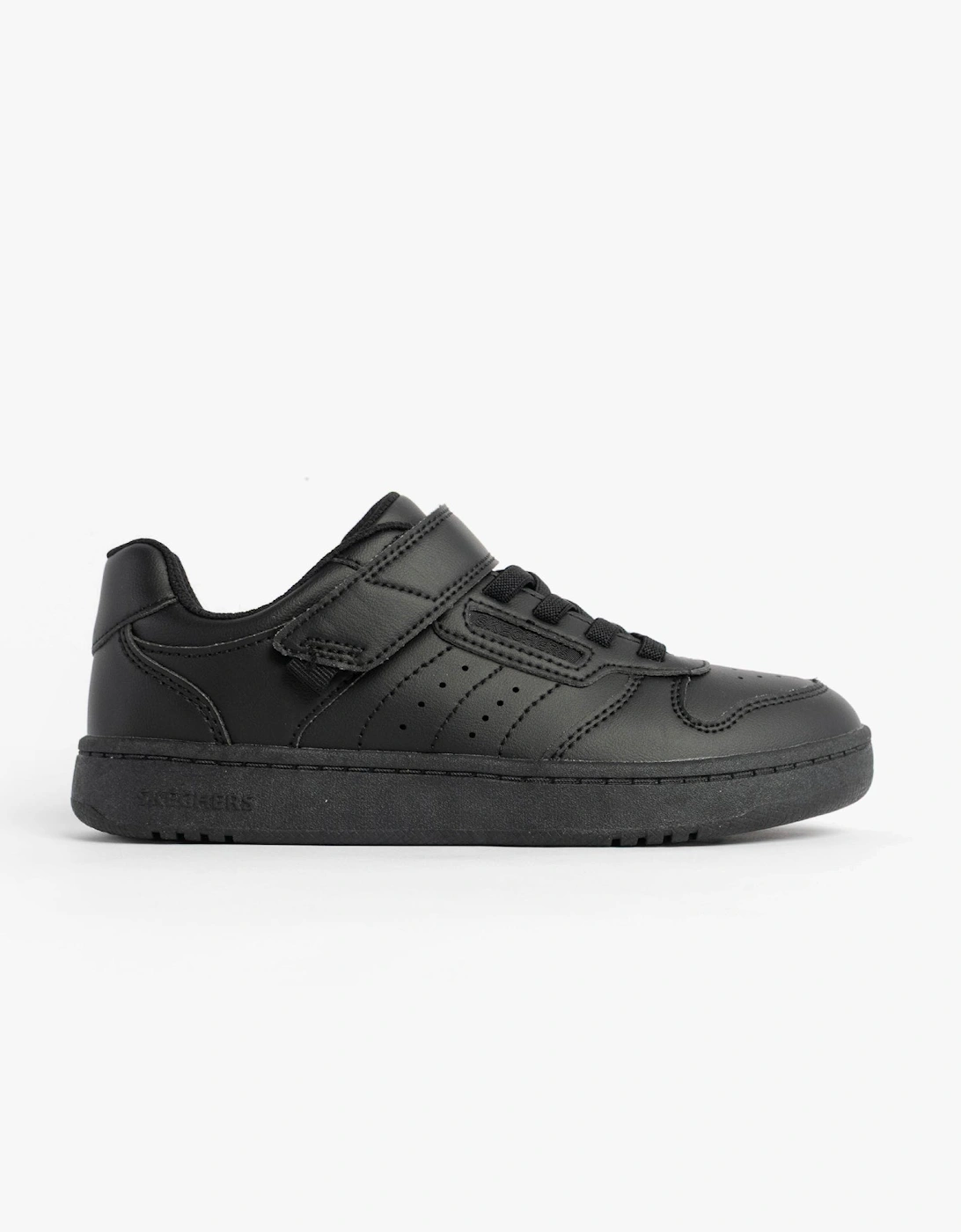 405638L/BBK QUICK STREET Boys School Trainers Black, 7 of 6