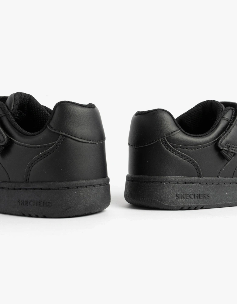 405638L/BBK QUICK STREET Boys School Trainers Black