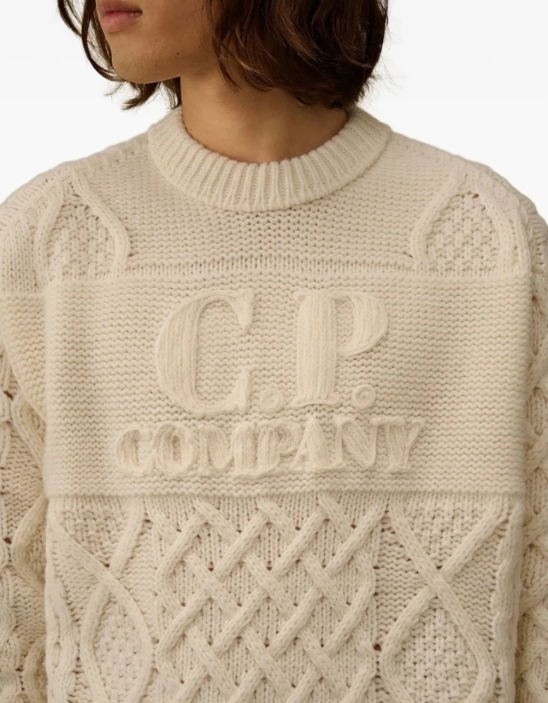 Soft Shetland Wool Sweater Cream