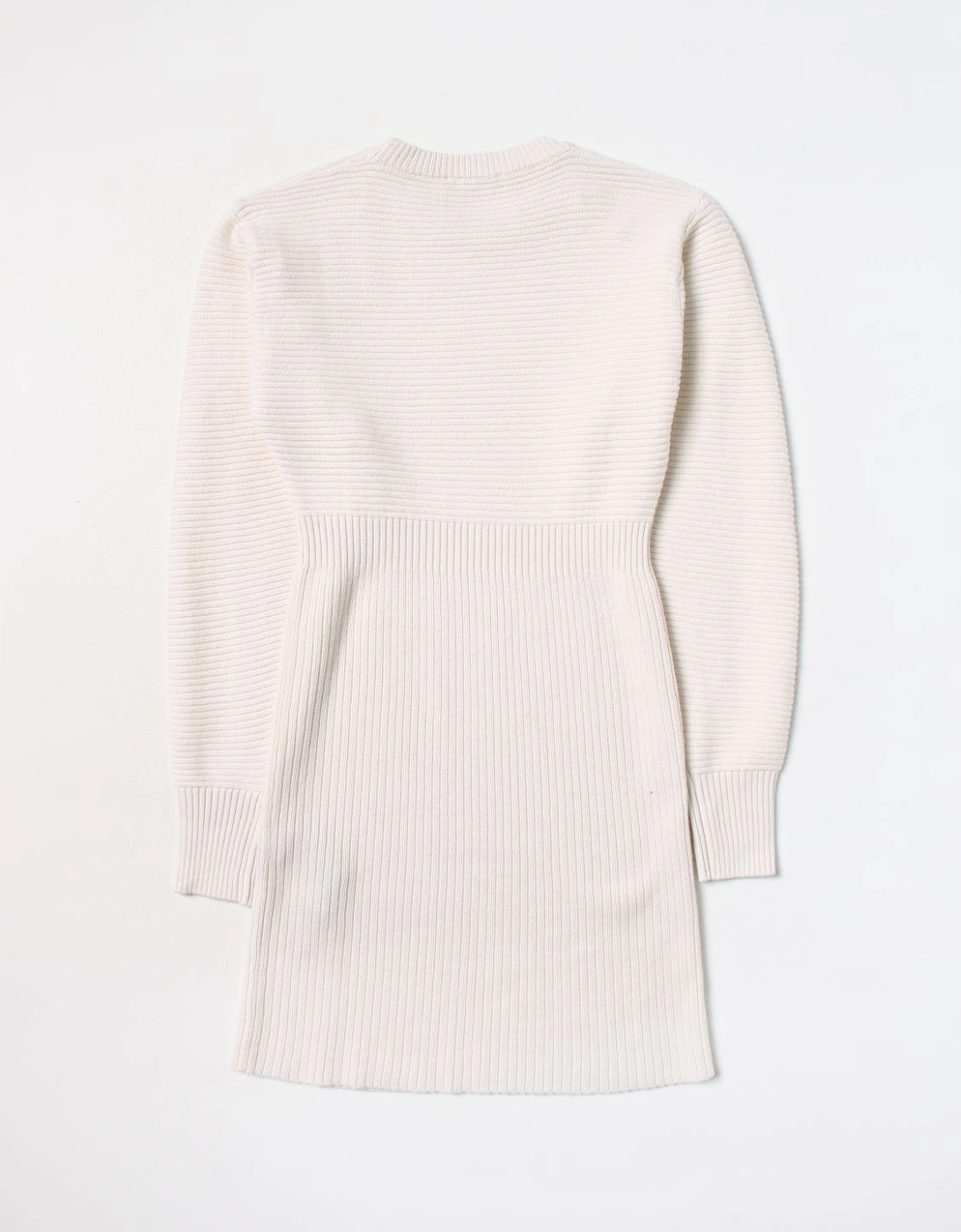 Ribbed Knit Mini Sweater Dress
