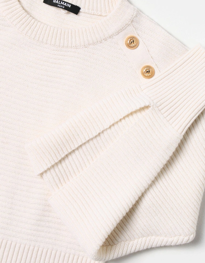 Ribbed Knit Mini Sweater Dress