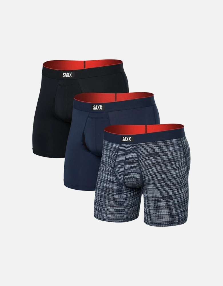 Mens Multi-Sport Mesh 3 Pack Boxer Shorts