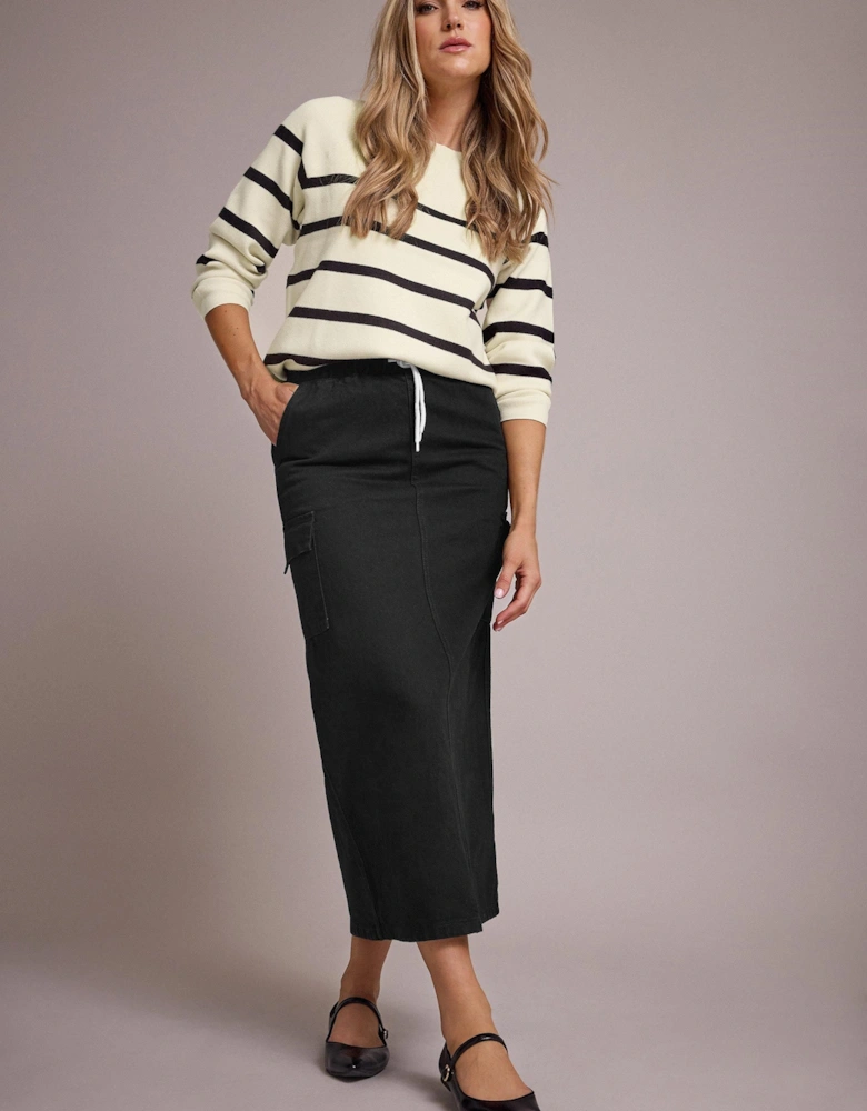 Tall Maxi Denim Skirt