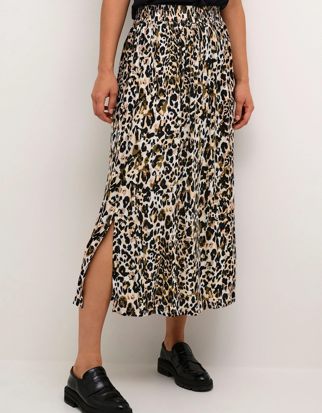 BPdagmar Leopard Print Midi Skirt Leopard Print, 2 of 1