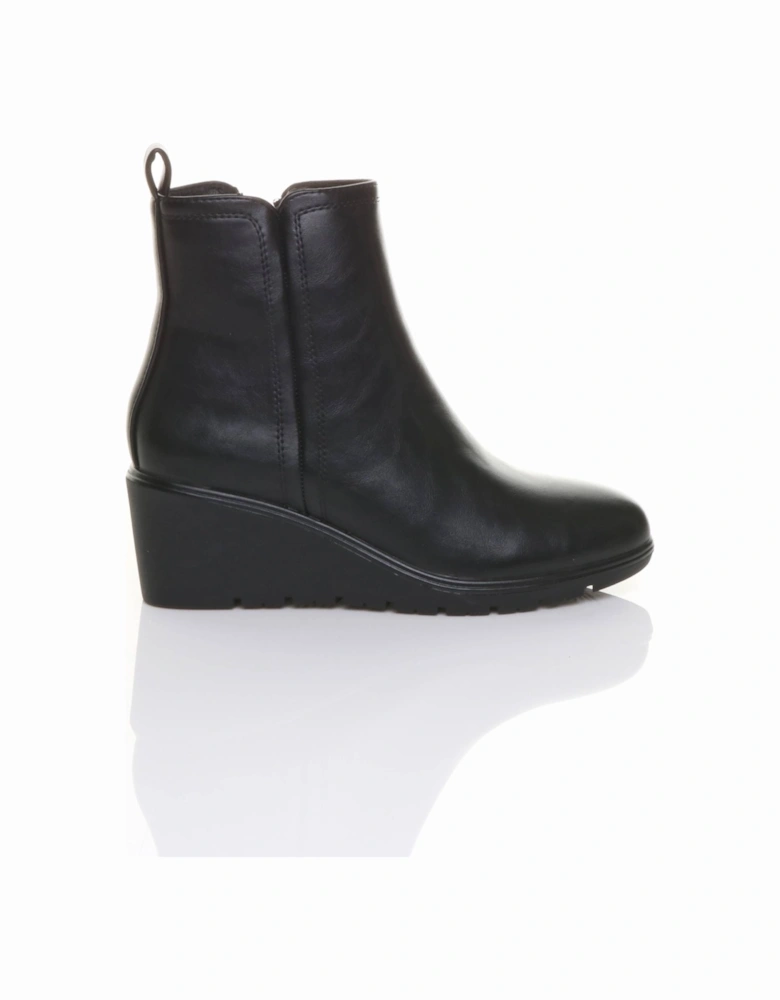 Mid Wedge Heel   Ankle Boots