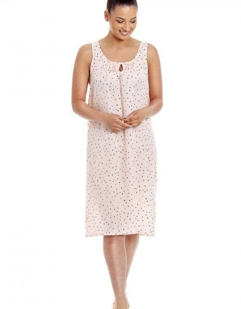 Lightweight Pastel Knee Length Chiffon Chemise