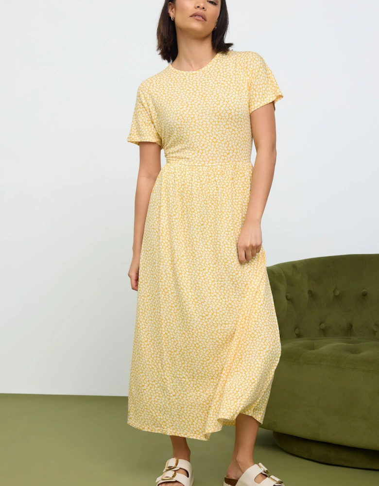 Petite Printed Smock Dress